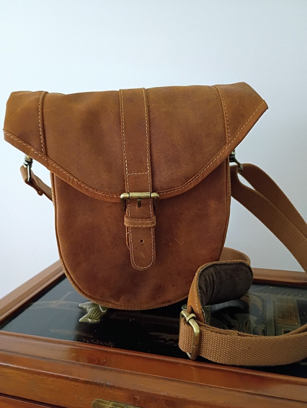 Gusti Leder Felicia B Bicycle Handlebar Crossbody Shoulder Bag